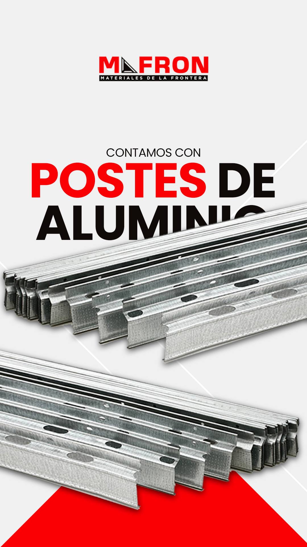 Postes de aluminio